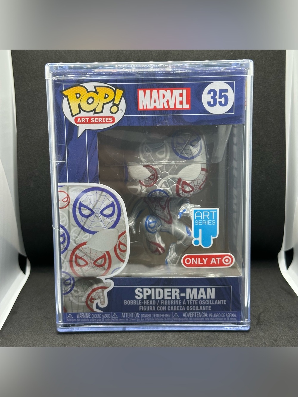 Funko Pop Art Series Marvel Spider-Man 35 Target Exclusive Hard Case Sealed
